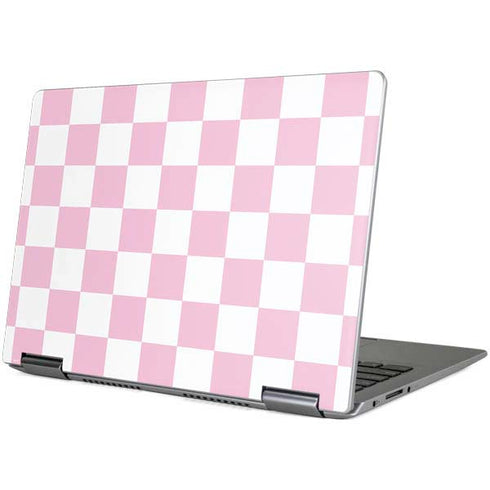 Pink and White Checkerboard Yoga 710 14in Skin