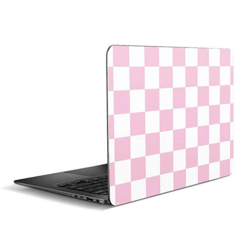 Pink and White Checkerboard Zenbook UX305FA 13.3in Skin