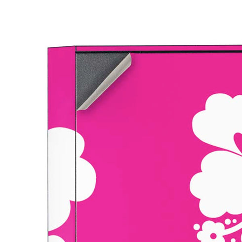 Pink and White Corsair 4000D Tempered Glass Mid-Tower ATX Case Skin