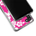 Pink and White Galaxy A21 Clear Case
