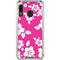 Pink and White Galaxy A30 Clear Case