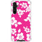 Pink and White Galaxy A54 5G Clear Case