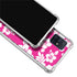 Pink and White Galaxy A71 5G Clear Case