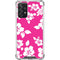 Pink and White Galaxy A72 5G Clear Case