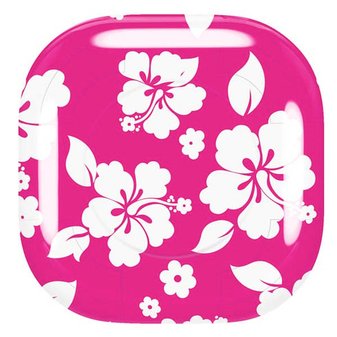 Pink and White Galaxy Buds Live Skin