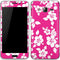 Pink and White Galaxy J3 Skin