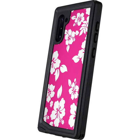 Pink and White Galaxy Note 10 Waterproof Case