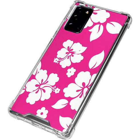 Pink and White Galaxy Note20 5G Clear Case