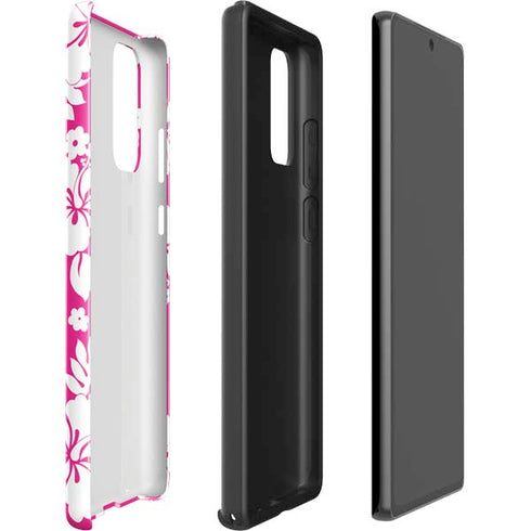 Pink and White Galaxy Note20 5G Pro Case
