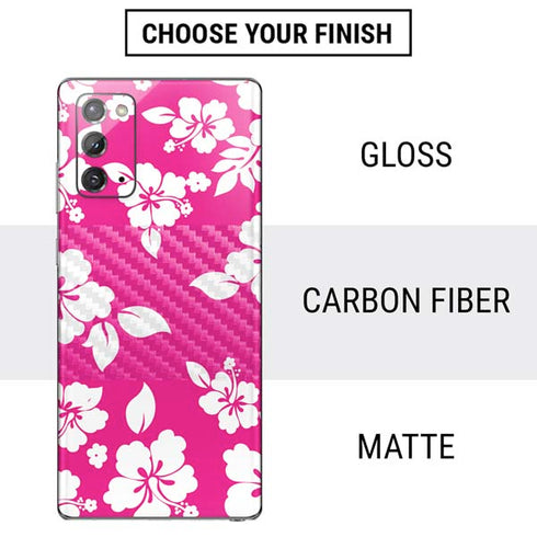 Pink and White Galaxy Note20 5G Skin