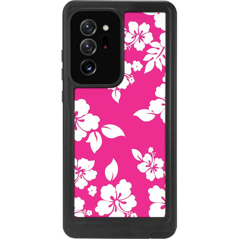 Pink and White Galaxy Note20 Ultra 5G Waterproof Case