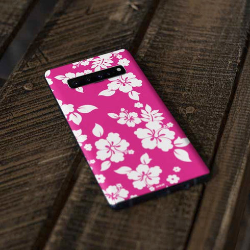 Pink and White Galaxy S10 Plus Skin