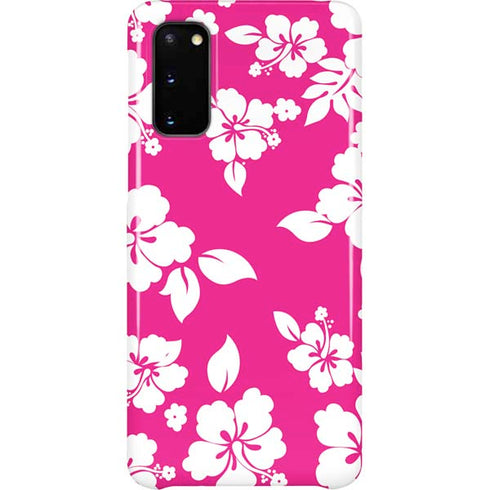 Pink and White Galaxy S20 Lite Case