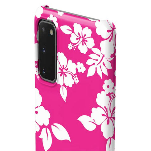 Pink and White Galaxy S20 Lite Case