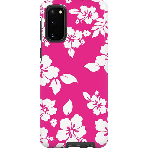 Pink and White Galaxy S20 Pro Case