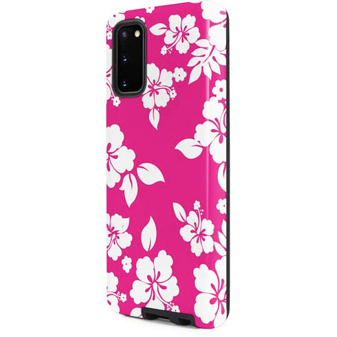 Pink and White Galaxy S20 Pro Case