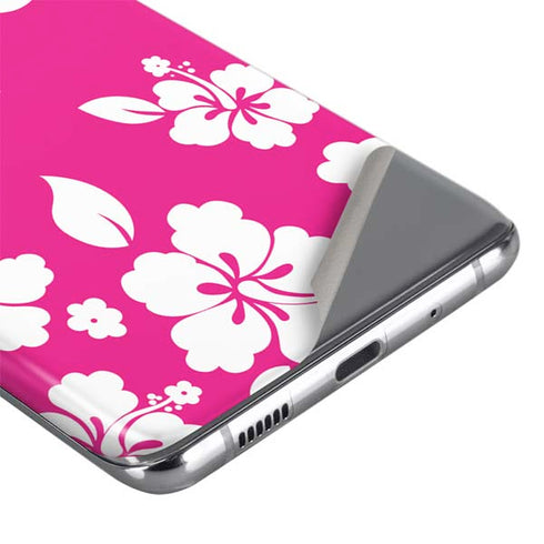 Pink and White Galaxy S20 Skin