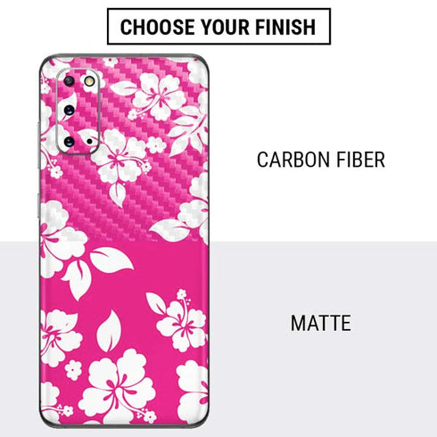 Pink and White Galaxy S20 Skin