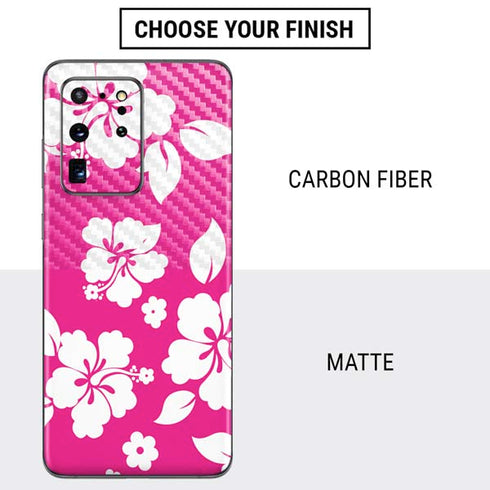Pink and White Galaxy S20 Ultra 5G Skin