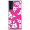 Pink and White Galaxy S21 5G Clear Case