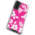 Pink and White Galaxy S21 5G Clear Case