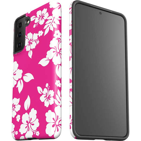 Pink and White Galaxy S21 FE Pro Case