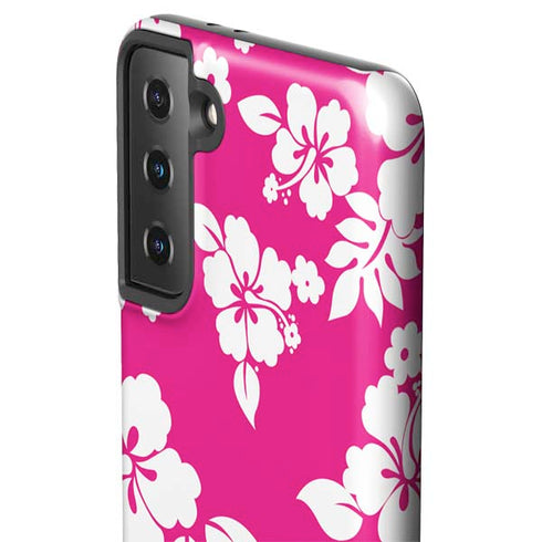 Pink and White Galaxy S21 Plus 5G Pro Case