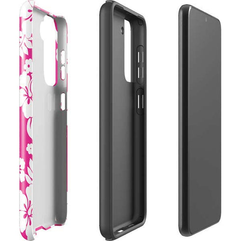 Pink and White Galaxy S21 Plus 5G Pro Case