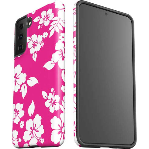 Pink and White Galaxy S21 Plus 5G Pro Case