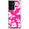 Pink and White Galaxy S21 Ultra 5G Clear Case