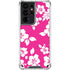 Pink and White Galaxy S21 Ultra 5G Clear Case