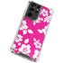 Pink and White Galaxy S21 Ultra 5G Clear Case