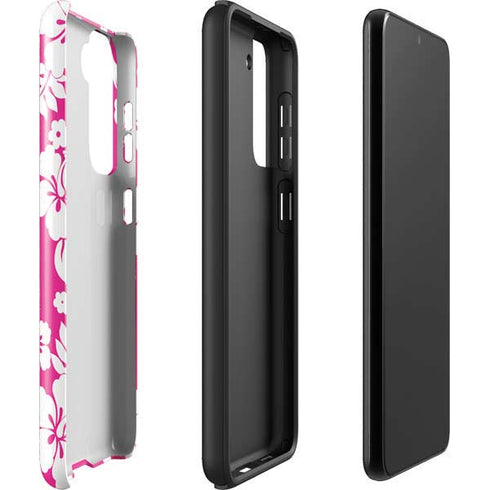 Pink and White Galaxy S22 Plus Pro Case