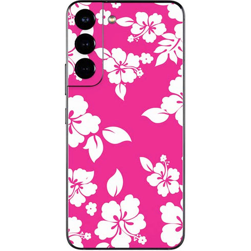 Pink and White Galaxy S22 Skin