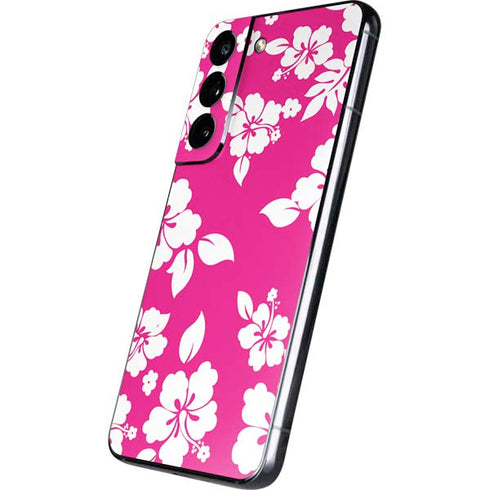 Pink and White Galaxy S22 Skin