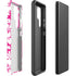 Pink and White Galaxy S22 Ultra Pro Case