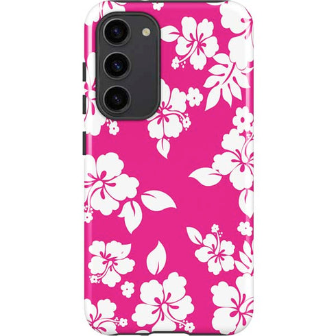 Pink and White Galaxy S23 Plus Pro Case