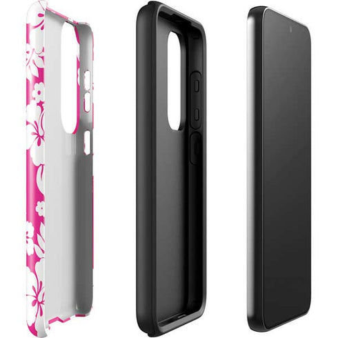 Pink and White Galaxy S23 Plus Pro Case