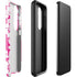 Pink and White Galaxy S23 Plus Pro Case