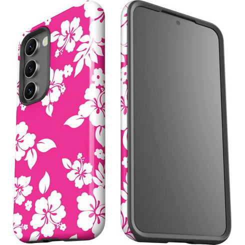Pink and White Galaxy S23 Plus Pro Case