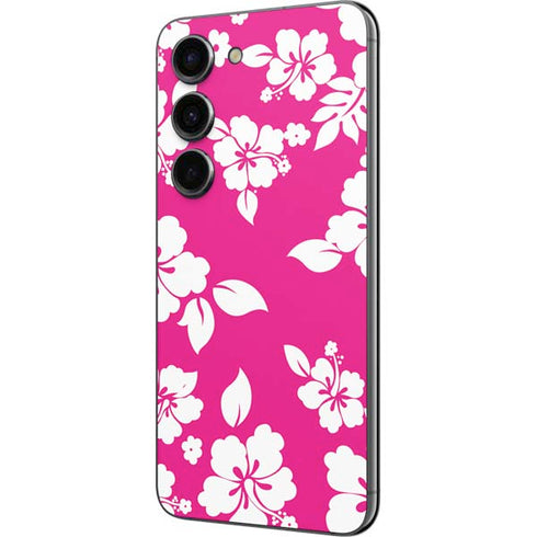 Pink and White Galaxy S23 Skin