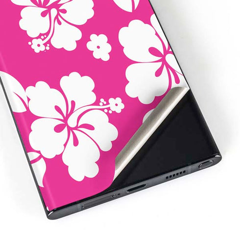 Pink and White Galaxy S23 Ultra Skin