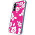 Pink and White Galaxy S24 Clear Case