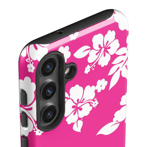 Pink and White Galaxy S24 Impact Case