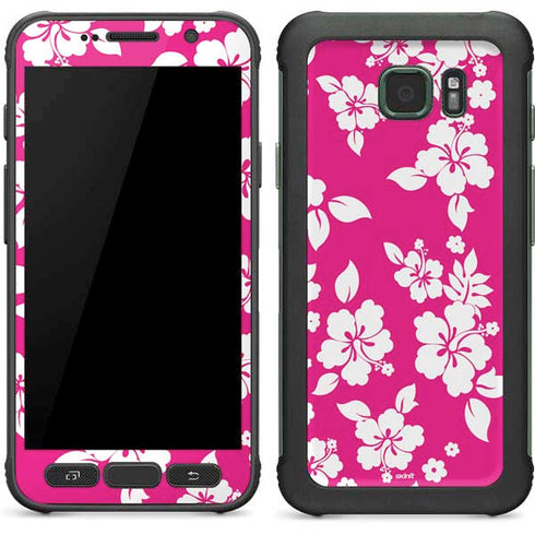 Pink and White Galaxy S7 Active Skin