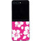 Pink and White Galaxy Z Flip5 5G Skin