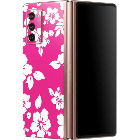 Pink and White Galaxy Z Fold2 5G Skin