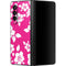 Pink and White Galaxy Z Fold3 5G Skin