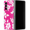 Pink and White Galaxy Z Fold4 5G Skin