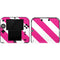 Pink and White Geometric Stripes Nintendo 2DS Skin